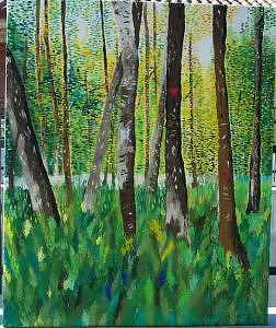 Love In The Forest Painting by Marilena Pilla