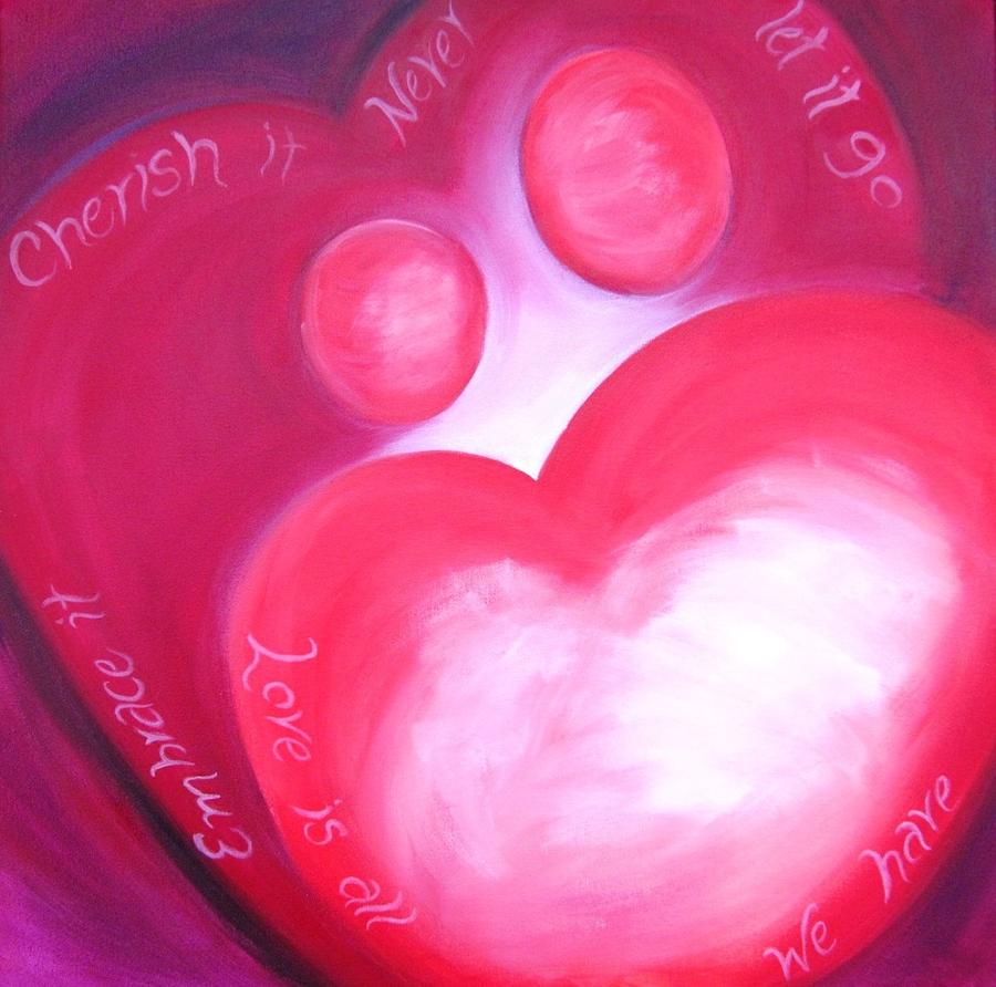 Love is All We Have Painting by Jennifer Hannigan-Green