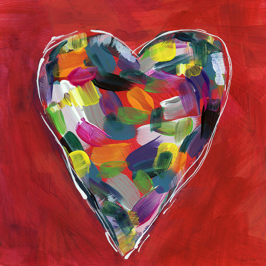 Love Is Colorful - Art by Linda Woods Painting by Linda Woods
