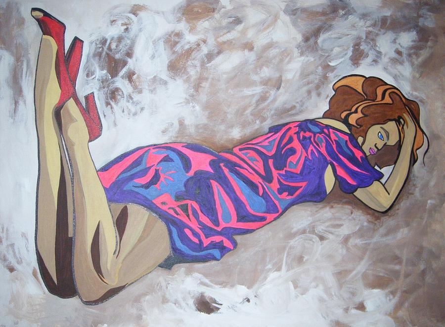 Caribbean Painting - Love is The Drug  by Lauran Childs