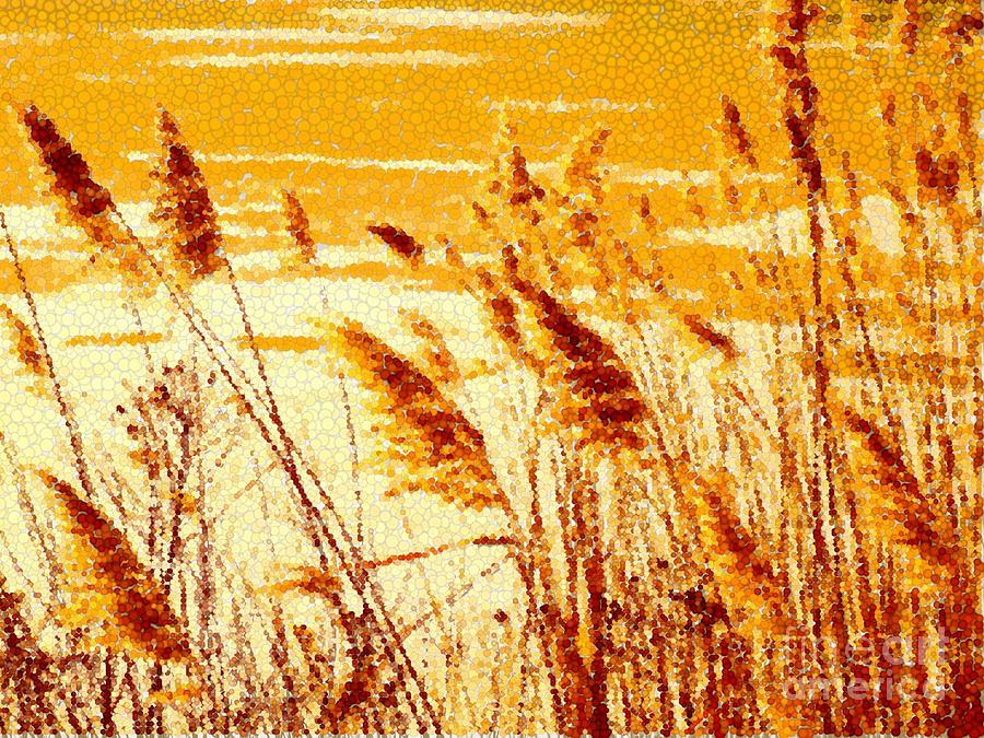 Love Life and Golden Grass Photograph by Sybil Staples