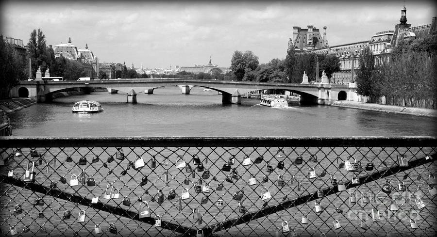 Love Locks over the Seine Photograph by Carol Groenen