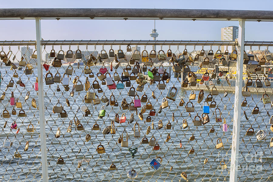 Love locks Photograph by Patricia Hofmeester