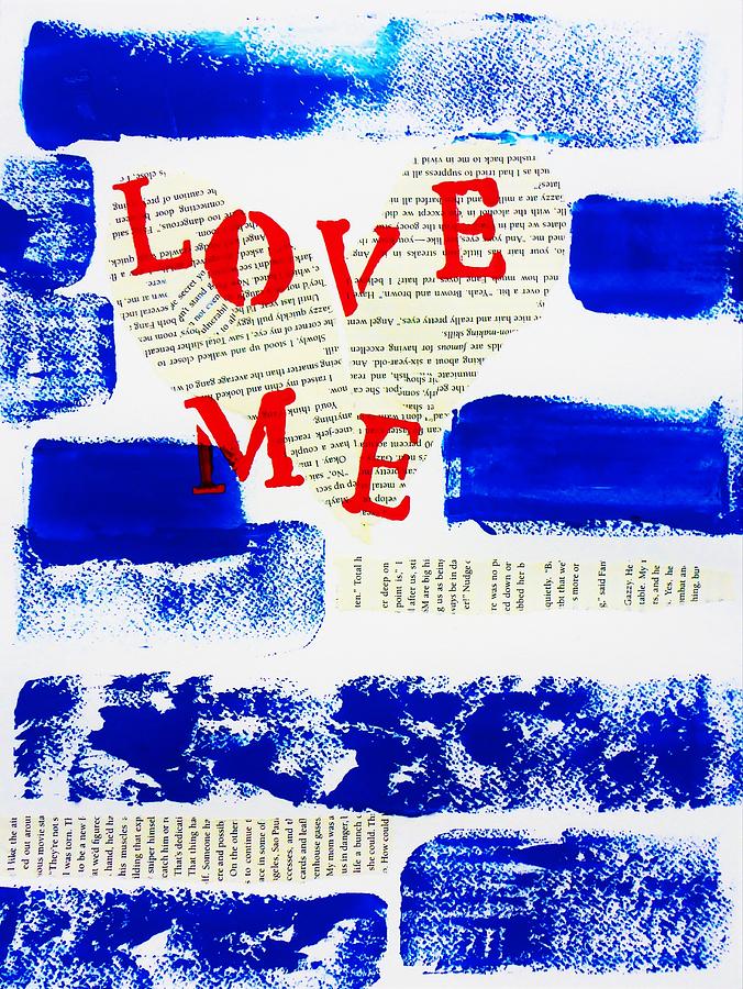 Love Me Painting by Cristina Stefan