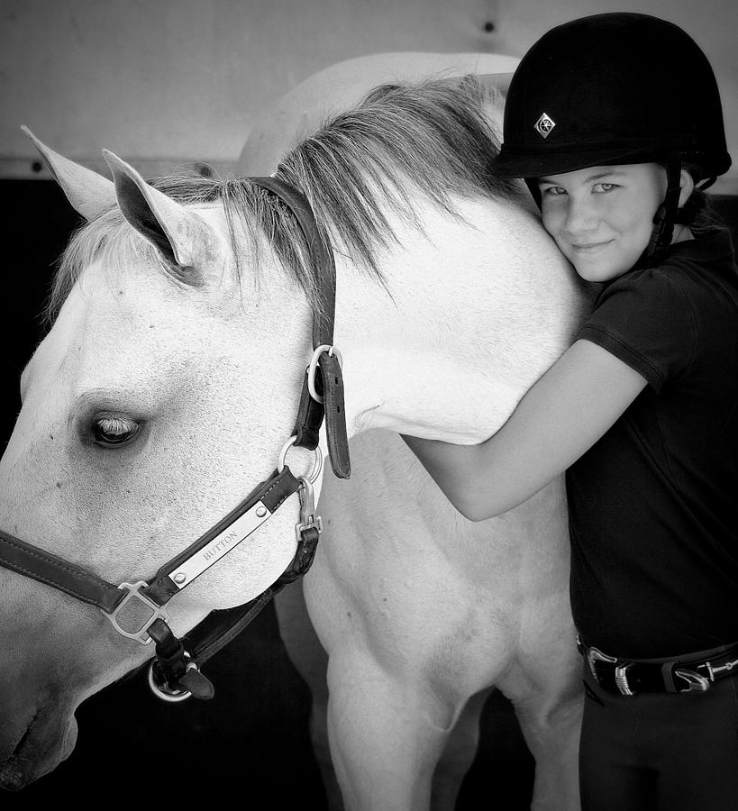 Horse Show Photograph - Love My Pony by Barbara Dudley