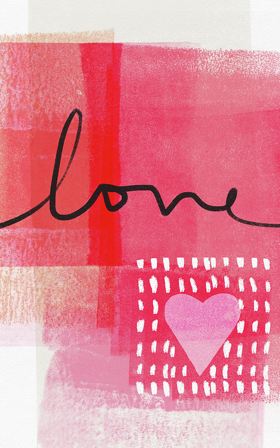 Love Notes- Art by Linda Woods Mixed Media by Linda Woods