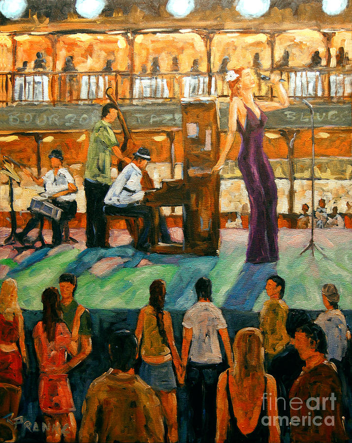 Love of Jazz by Prankearts Painting by Richard T Pranke
