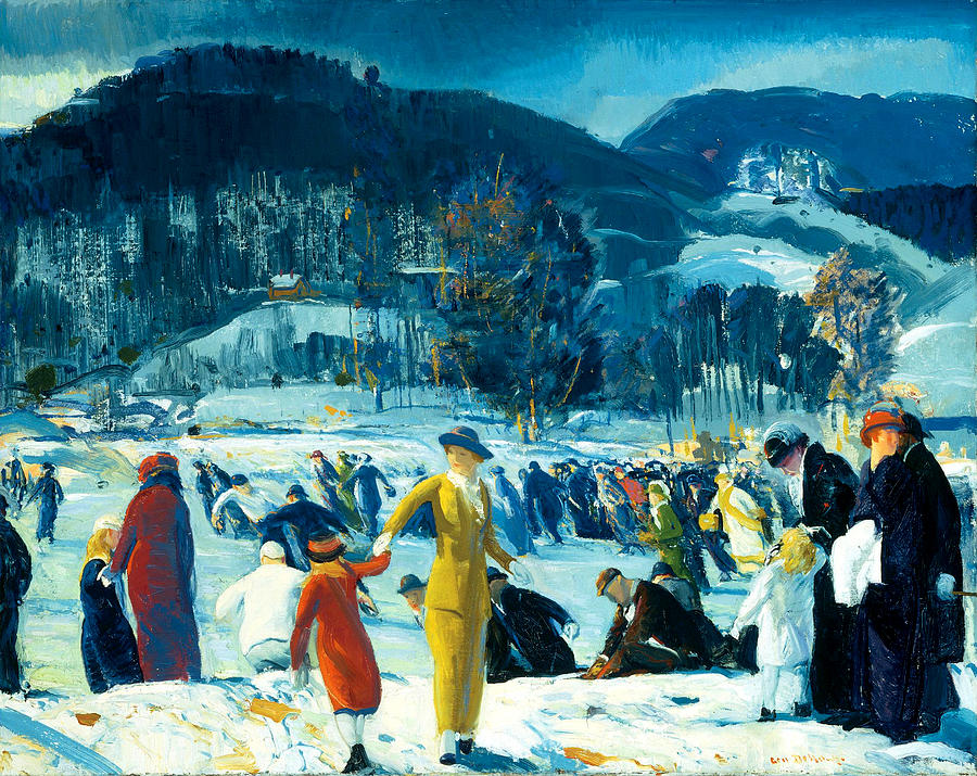 Love of Winter Painting by George Bellows