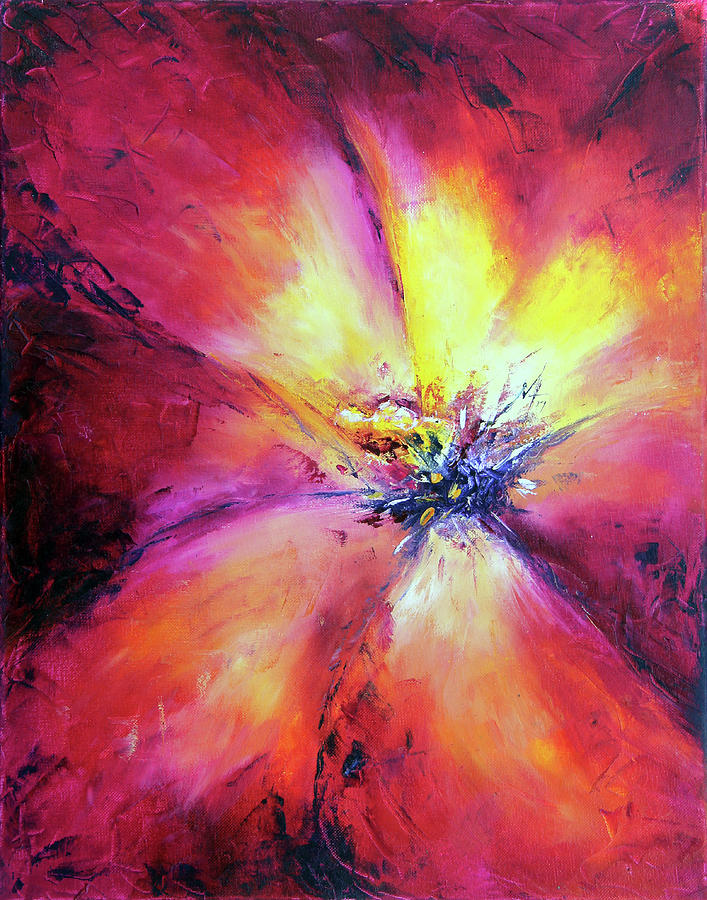 Love on Fire Painting by Meaghan Troup