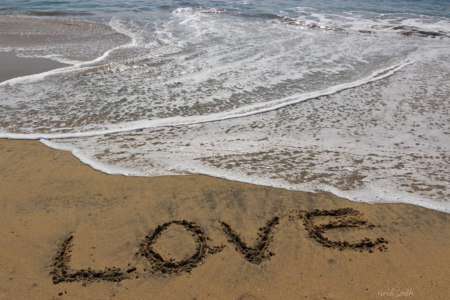 Love On The Beach Photograph by Heidi Smith