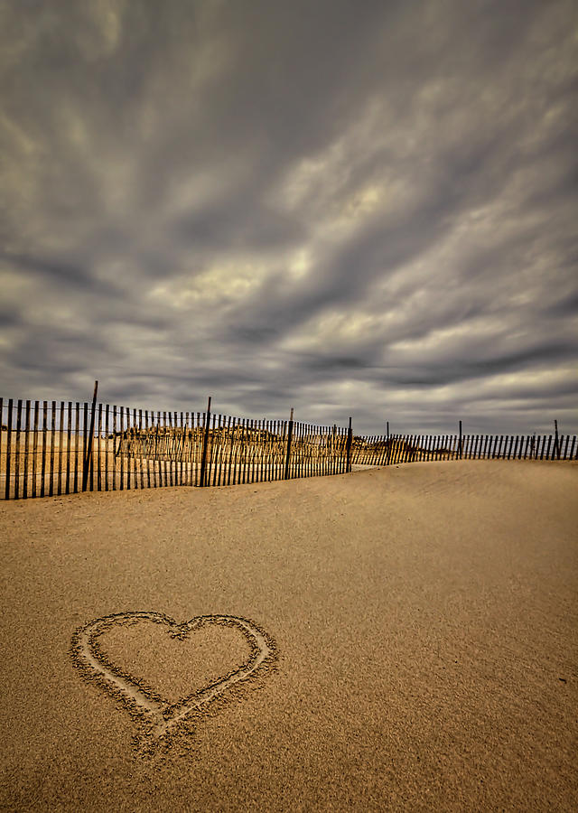 Beach Photograph - Love on the Forecast by Evelina Kremsdorf