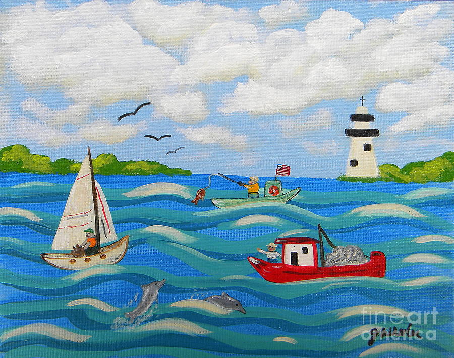 Love our Gulf Painting by JoAnn Wheeler