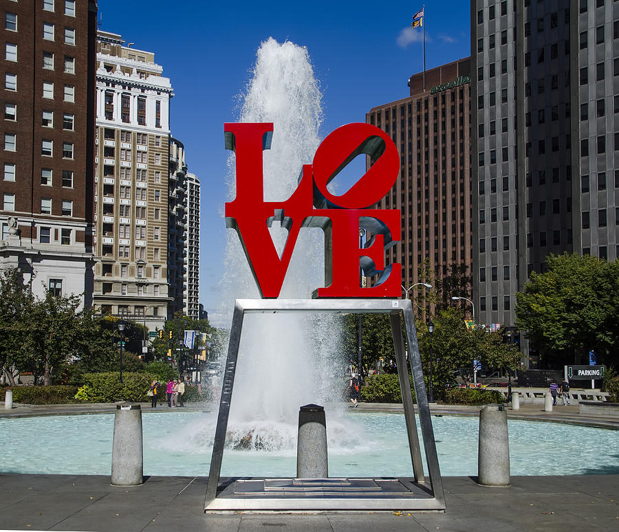 Love Park - Philadelphia Photograph by Bill Cannon