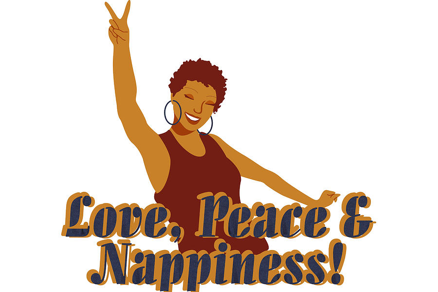 Love Peace and Nappiness Digital Art by Rachel Natalie Rawlins