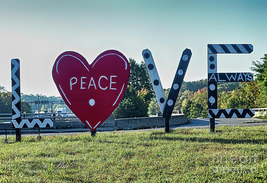 LOVE - Petersburg, Virginia Photograph by Melissa Messick