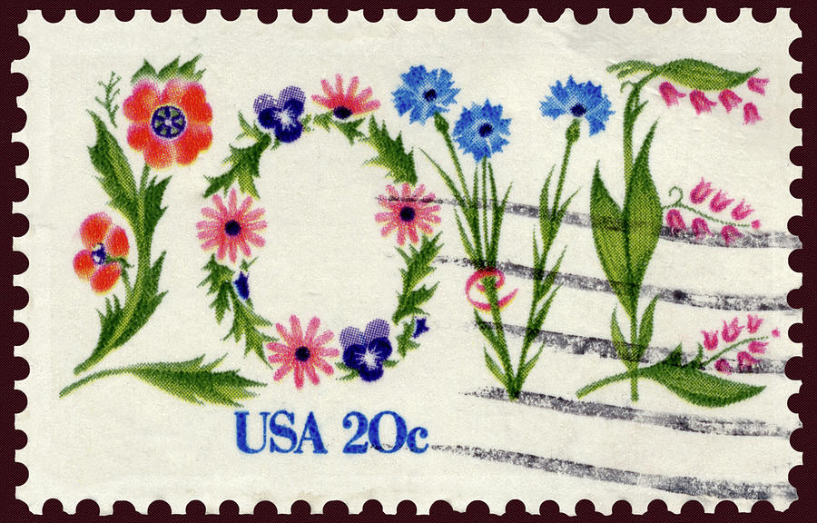 Love Postage Stamp Photograph by Phil Cardamone