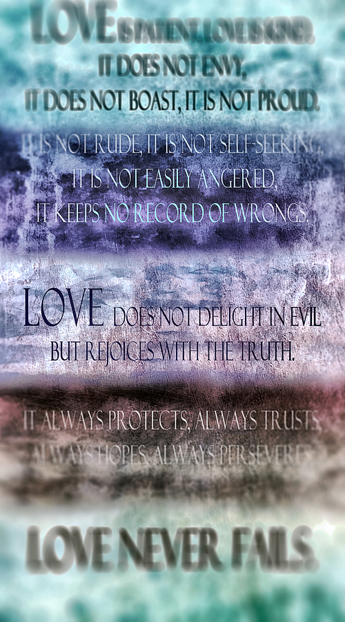 Love Rejoices With The Truth Digital Art