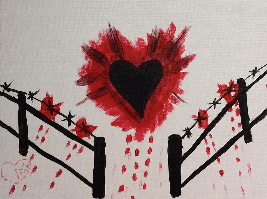Fight Painting - Love Scene  by Masha Mark