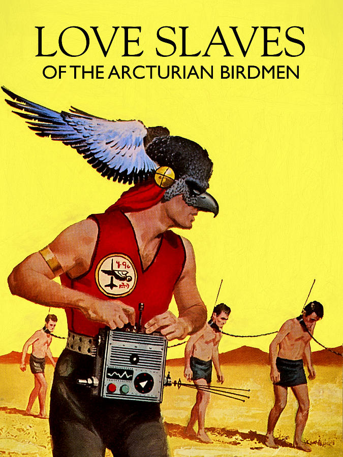 Love Slaves of the Arcturian Birdmen Painting by Dominic Piperata