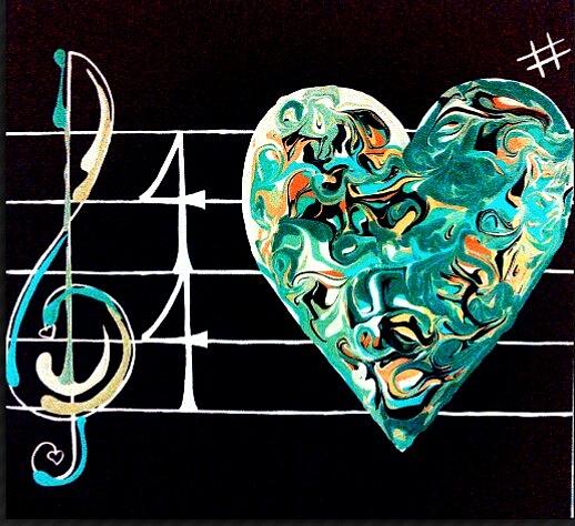 Heart Painting - Love Song Inverse by The Empress