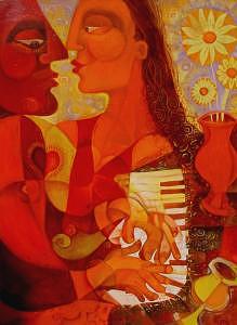 Love Song Painting by Paul Grech Love Song Painting by Paul Grech