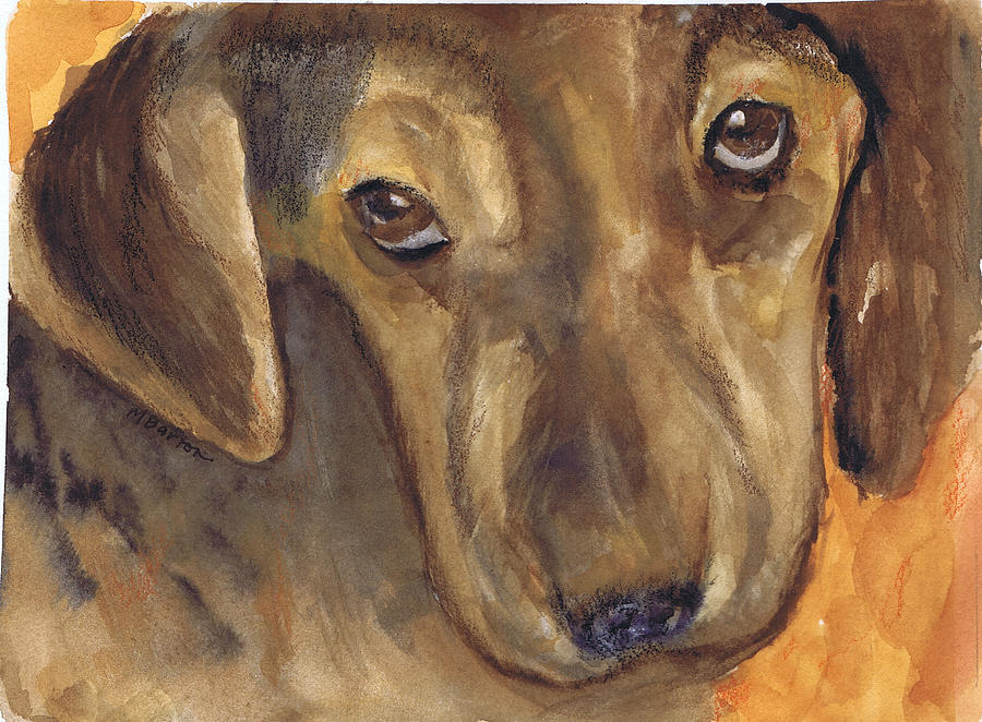 Love That Dog Painting by Marilyn Barton