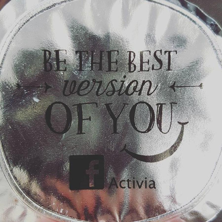 Motivational Photograph - Love The New @activia Lids by Natalie Anne