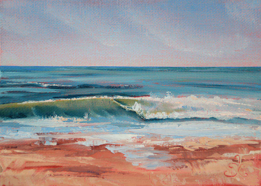 Love the Surf Painting by Trina Teele