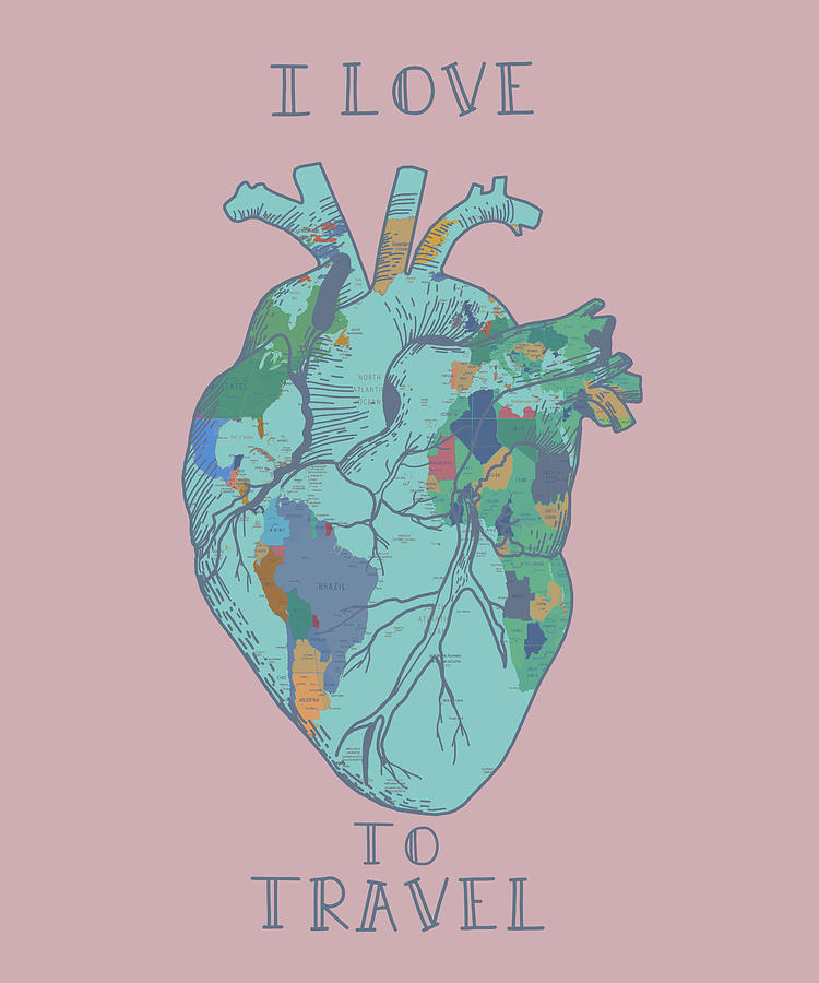 Love To Travel 2 Digital Art by Bekim M