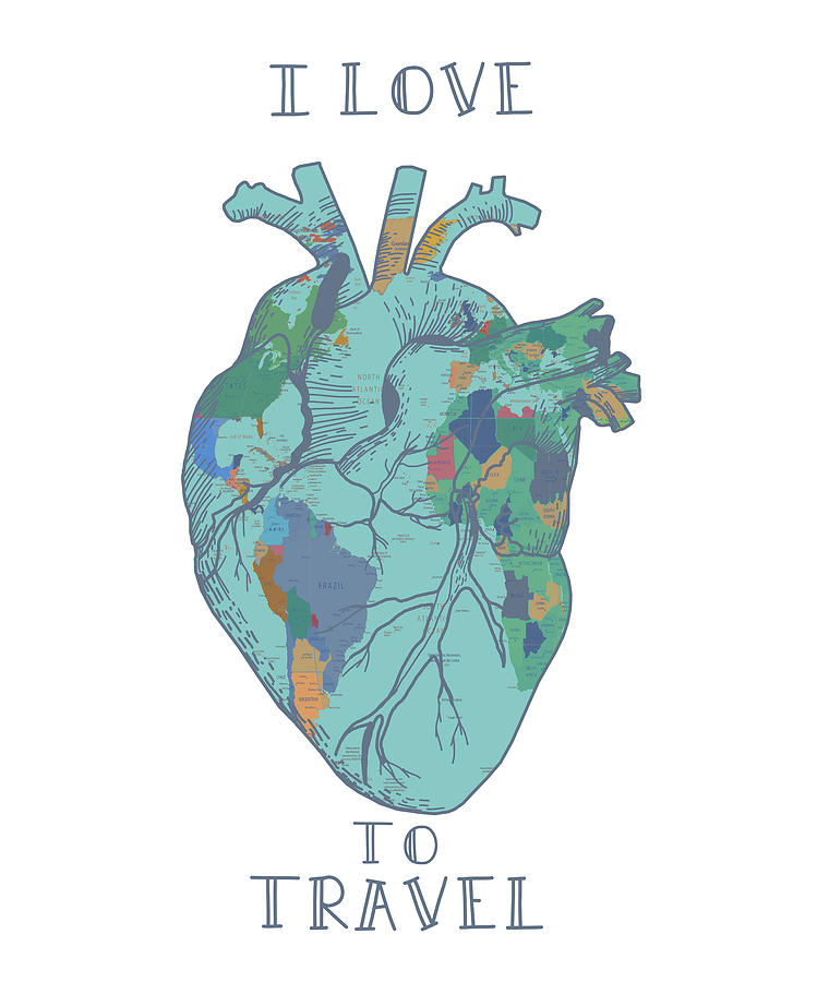 Love To Travel 3 Digital Art by Bekim M