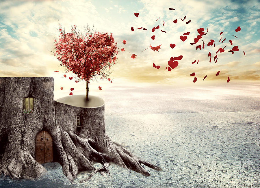 Valentines Day Photograph - Love Tree by Juli Scalzi