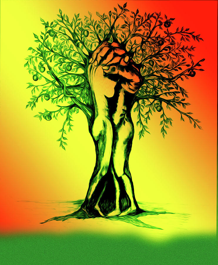 Love Tree Digital Art by Mike Peconge - Fine Art America