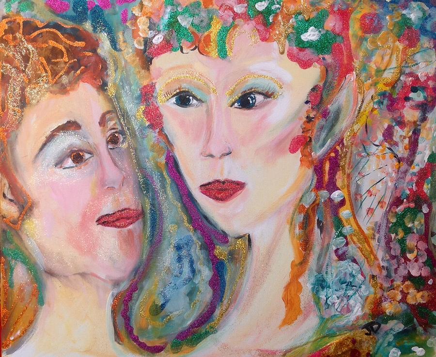 Love updated  Painting by Judith Desrosiers