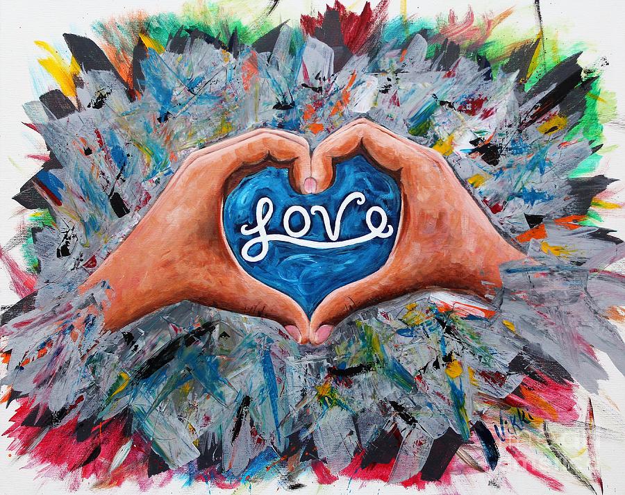 Love Painting by Vikki Angel - Fine Art America