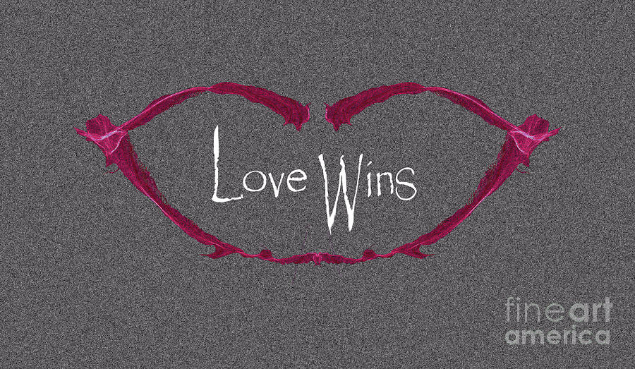 Love Wins Digital Art by Charlie Cliques