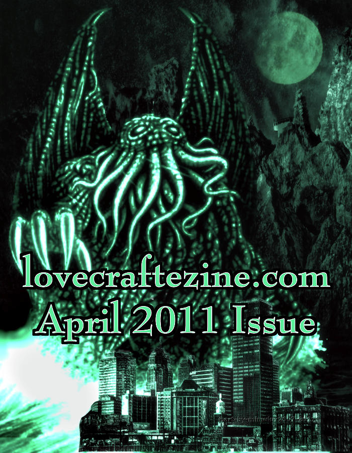 Lovecraftzine Coverpage April Digital Art by Mimulux Patricia No