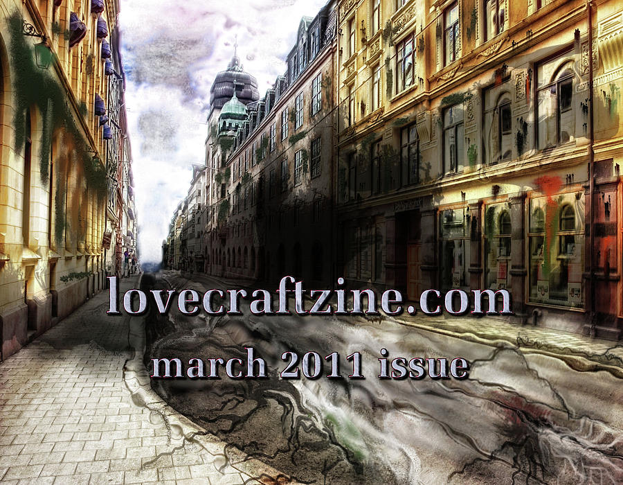 Lovecraftzine Coverpage March Digital Art by Mimulux Patricia No