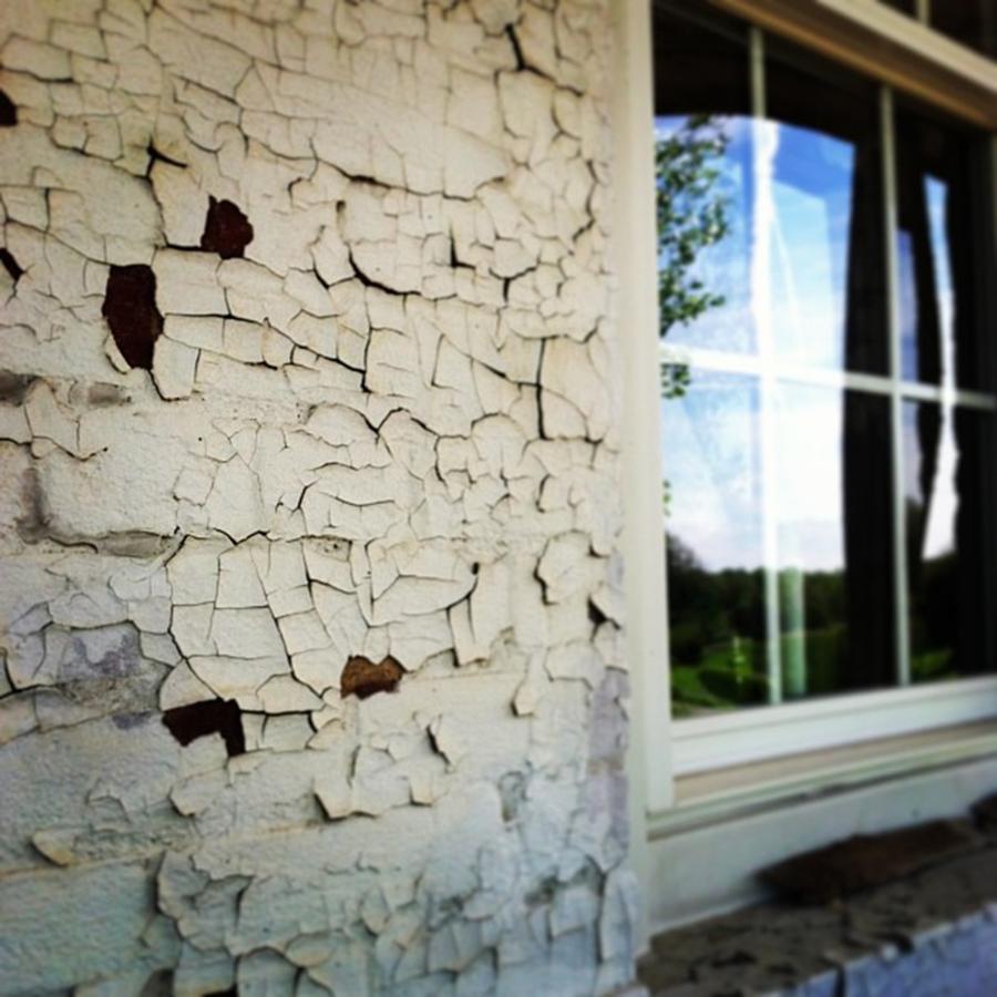 Farmhouse Photograph - Loved This Peeling Paint #texture Of by Casey Cole
