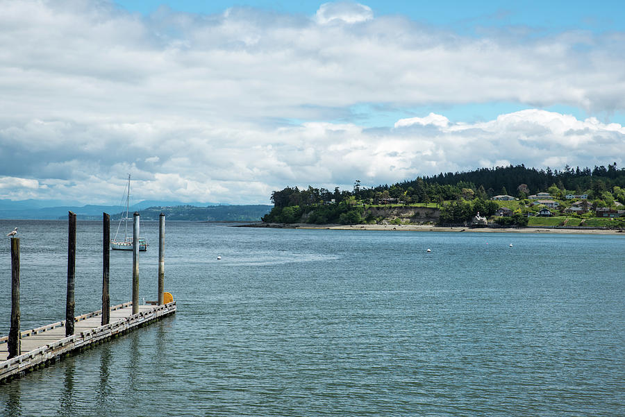 Lovejoy Point and Coupeville Dock Photograph by Tom Cochran
