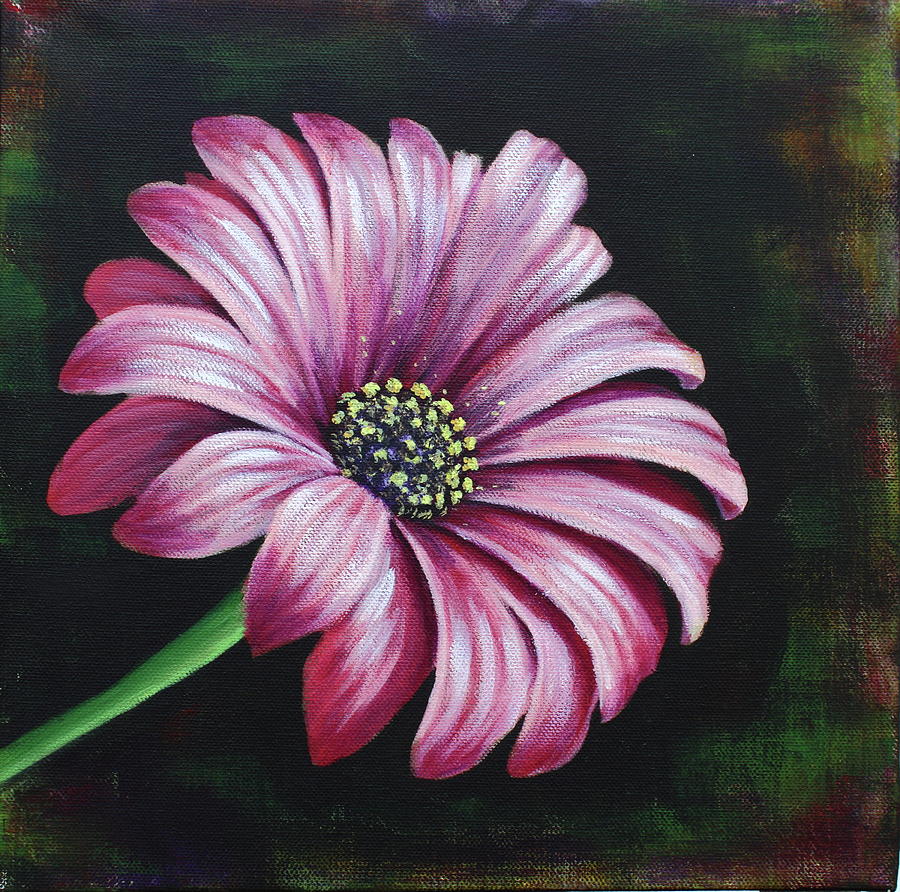 Daisy Painting - Lovely Daisy by Natalia Huff