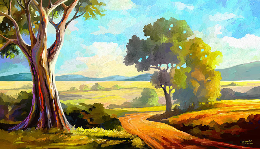 Lovely Day Painting by Anthony Mwangi