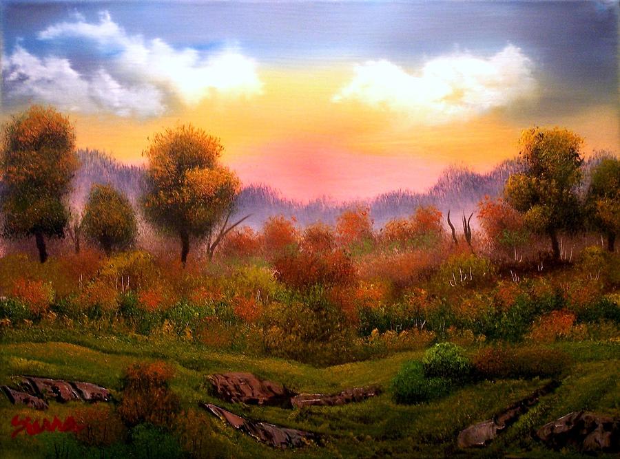 Lovely Daybreak Painting by Dina Sierra - Fine Art America