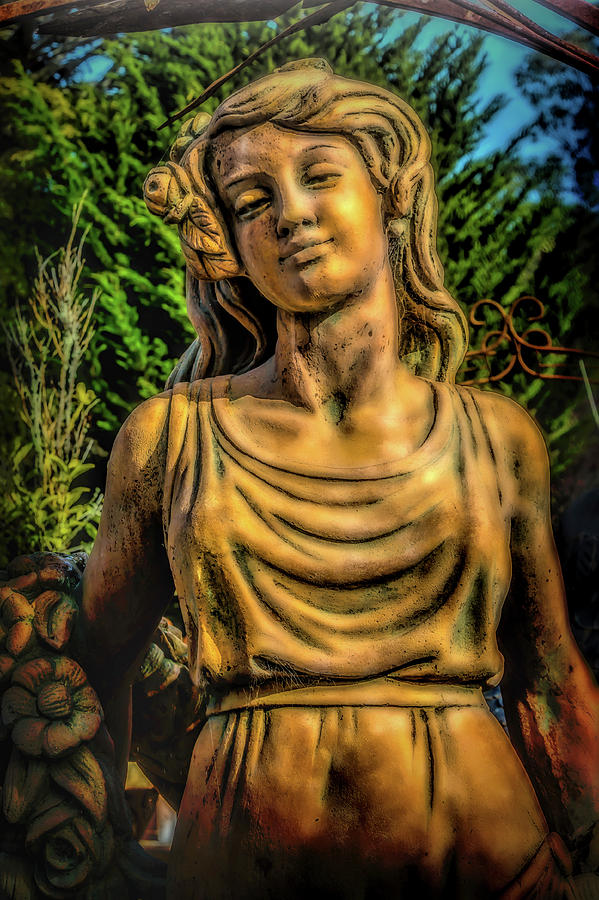 Lovely Garden Statue Photograph by Garry Gay