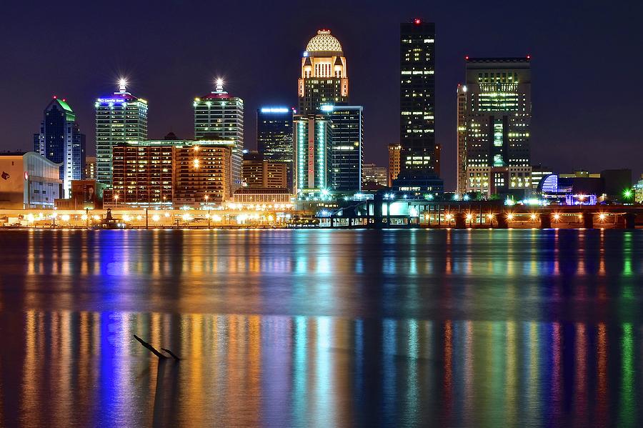 Lovely Louisville Lights Photograph by Frozen in Time Fine Art Photography