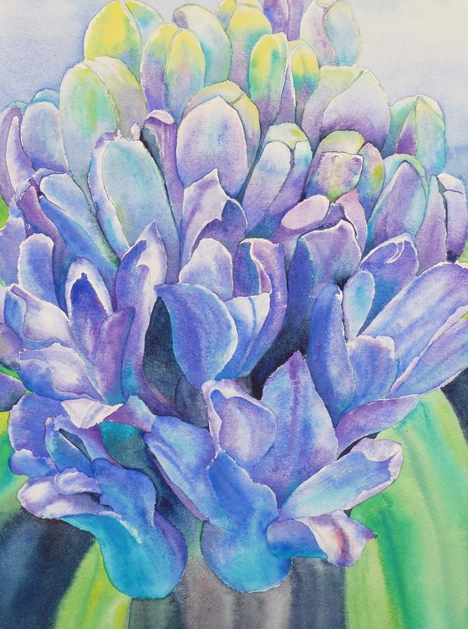 Lovely Lupine Painting by Ruth Kamenev