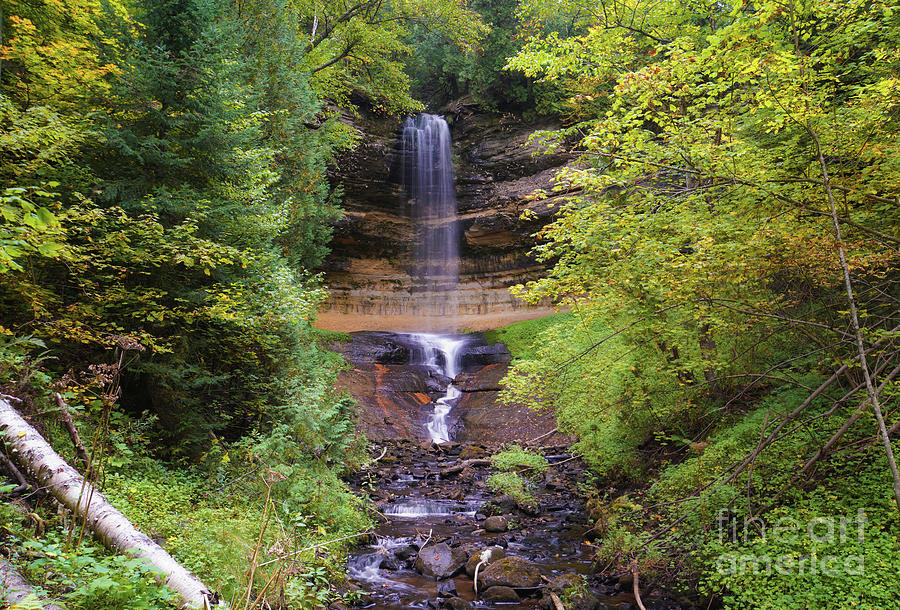 Nature Photograph - Lovely Munising Falls 2 by Rachel Cohen