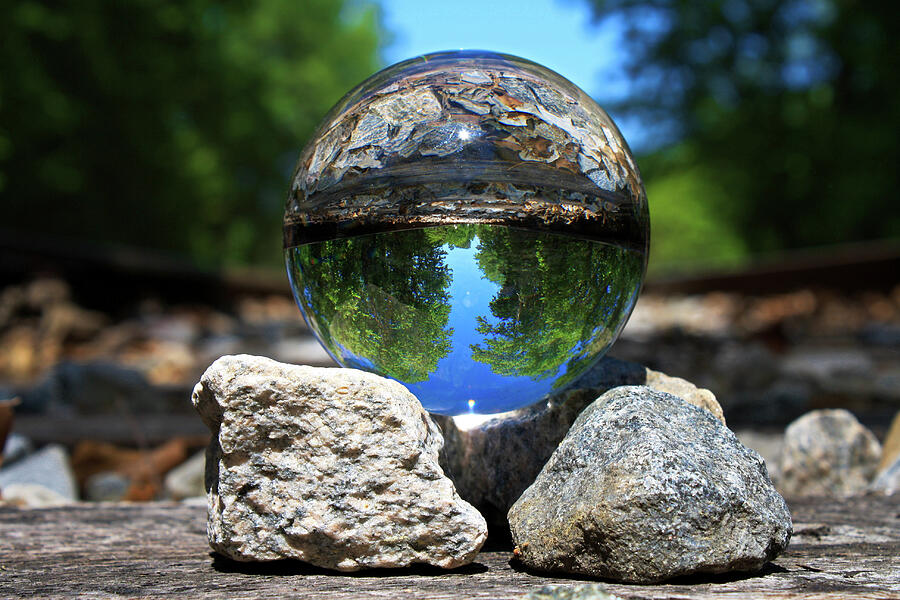 Lovely Tracks in a Crystal Ball Photograph by Selena Lorraine | Fine ...