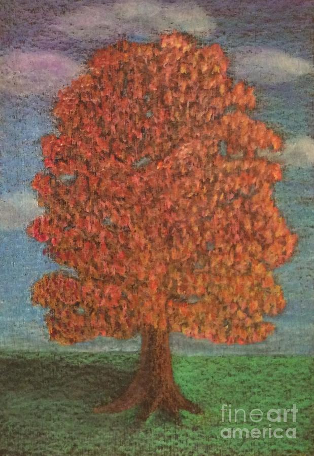 Lovely Tree Pastel by Betty Kaye