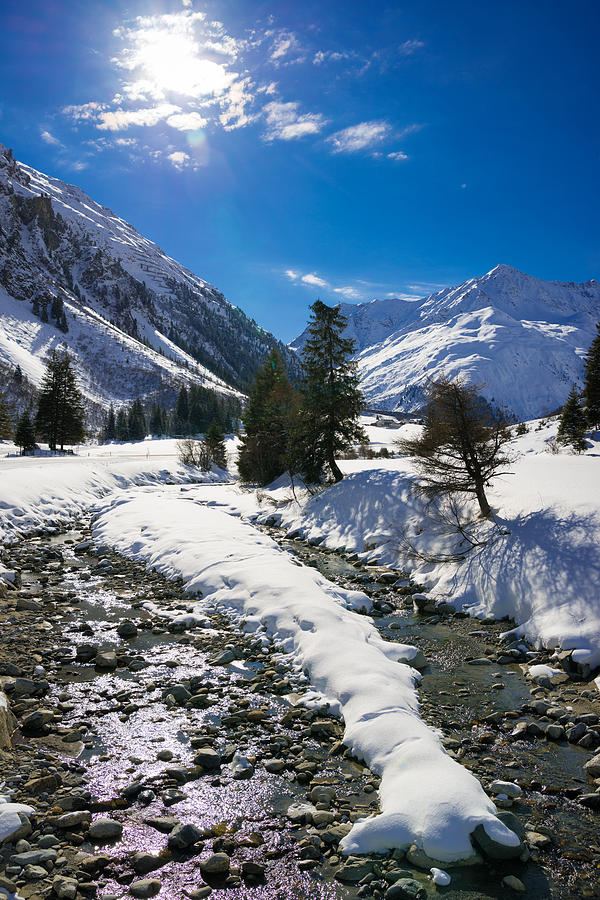 Lovely winter landscape Pitztal Austria Photograph by Matthias Hauser