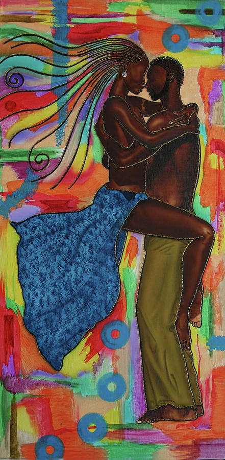 Lovers 2 Painting by Fred Odle